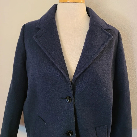 Samsoe Samsoe Elise Dark Sapphire Wool Blend Jacket - Picture 2 of 5